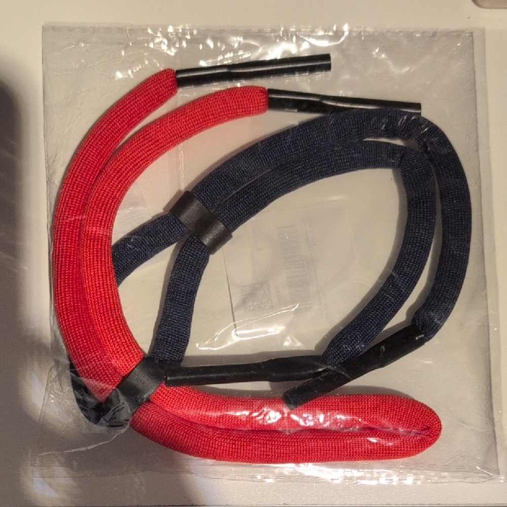 Red and Black Glasses Bands Set